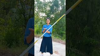 Kungfu china master 27Hướng dẫn múa gậy 霞光腊月kungfu wing chun [upl. by Ashford]