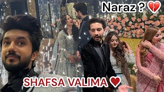 Vlog ki wajah se hoi dulhey se larai  💔 Shafsa Valima ✨🩷 [upl. by Eidurt]