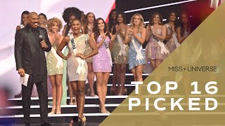 The 70TH MISS UNIVERSE Top 16 Picked  Miss Universe [upl. by Hniht]