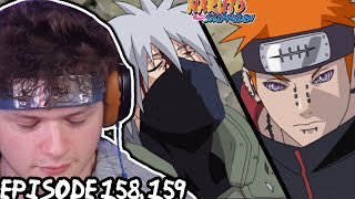 PAIN VS KAKASHI Naruto Shippuden Reaction Episode 158 159 [upl. by Jeremiah]