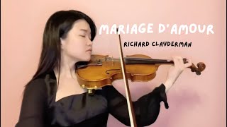 Mariage d’Amour  Richard Clayderman  Violin Cover by XJ Violin [upl. by Agnesse]