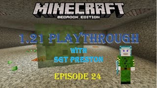 Episode 24  Slime Farm Manual  Minecraft Bedrock 121 Playthrough [upl. by Borries]