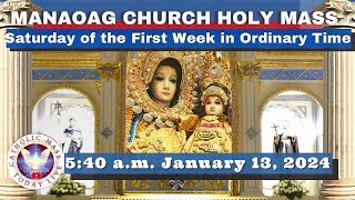 CATHOLIC MASS OUR LADY OF MANAOAG CHURCH LIVE MASS TODAY Jan 13 2024 540am Holy Rosary [upl. by Hammel]