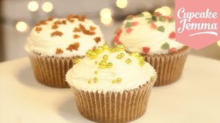 Spiced Christmas Cupcakes  Cupcake Jemma [upl. by Denton]