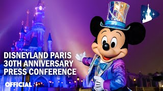 Replay Conférence de Presse Digitale  30e Anniversaire de Disneyland Paris [upl. by How269]