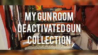 my gun roomdeactivated gun collection [upl. by Lawlor]