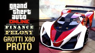 GTA Online Grotti X80 Proto Further Adventures in Finance and Felony DLC [upl. by Greggory]