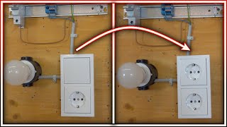 Lichtschalter zu Steckdose umfunktionieren ElektroM [upl. by Roland439]