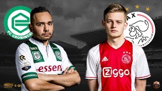 Absalom Warkor  Dani Hagebeuk  FC Groningen  Ajax  Speelronde 25  EDivisie [upl. by Ludmilla]