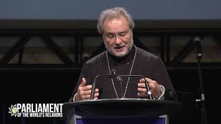 2018 Parliament  Rev Archdeacon John Chryssavgis Addresses the Climate Assembly [upl. by Nitsu504]