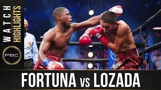 Fortuna vs Lozada HIGHLIGHTS November 21 2020  PBC on FS1 [upl. by Gnek480]