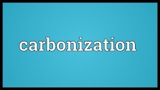 Carbonization Meaning [upl. by Conney630]