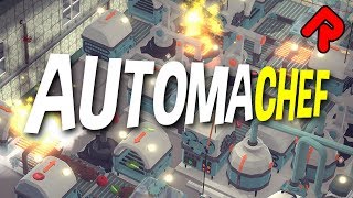 AUTOMACHEF gameplay Factorio meets Overcooked Automachef PC demo preview [upl. by Brest]