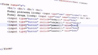 Jak zrobić kalkulator na strone HTML JavaScript [upl. by Ahseela211]