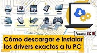 Cómo descargar e instalar los drivers exactos a tu PC  Install drivers PC [upl. by Engud359]