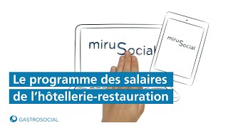 miruSocial – le programme des salaires de l’hôtellerierestauration [upl. by Remo]