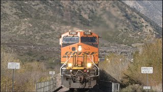 4K TRAINS OVER THE CAJON PASS PART 1 [upl. by Ina]