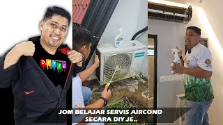 JOM BELAJAR SERVIS AIRCOND SECARA DIY JE [upl. by Ellerihs]