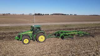 John Deere 8R 410 Doing Tillage [upl. by Pippa]