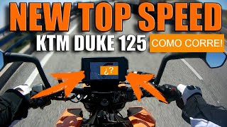 ¿Cuál es la VELOCIDAD MÁXIMA de la KTM Duke 125 [upl. by Darryn]