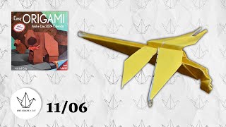 1106  Dragonfly  Easy ORIGAMI Calendar 2024 [upl. by Diarmit]