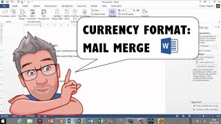 How to Apply Currency Format to a Mail Merge Field [upl. by Rosenthal]