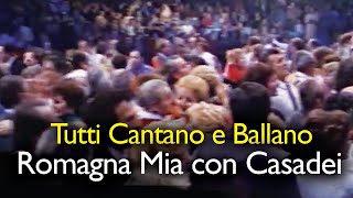 TUTTI CANTANO e BALLANO ROMAGNA MIA con lOrchestra Raoul Casadei 1986 [upl. by Tik]