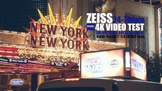 Sony Zeiss Vario Tessar T FE 2470mm f40 ZA OSS Lens 4K Video Test Shot it in Las Vegas [upl. by Verdi139]