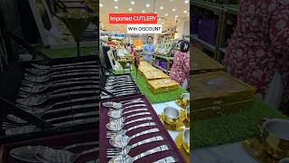 Imported Cutlery Kitchen Items Crockery Glass Tea Set Dinner Set shorts short youtubeshorts [upl. by Trista768]