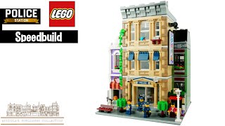 LEGO Police Station 10278  Modular Buildings Collection 2021  LEGO Speed Build [upl. by Switzer]