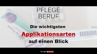 Die wichtigsten Applikationsarten auf einen Blick Tipps amp Tricks zum üben und lernen [upl. by Restivo]