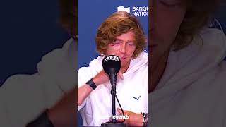 Andrey Rublev FUNNY MOMENT at Press Conference  Montreal 2024 [upl. by Alisha]