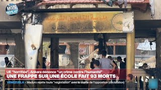 Frappe meurtrière sur une école à Gaza la rapporteure spéciale de lONU accuse Israël de quotgénocidequot [upl. by Arvind446]