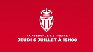 Conférence de presse de présentation dAdi Hütter en présence du Directeur du Football Thiago Scuro [upl. by Enerod]