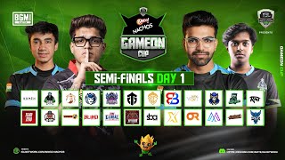 Bingo Nachos x IGL BGMI GAMEON CUP  Semi Final  Day  1 ft IQOOSoul godlike Teamomega etc [upl. by Aleacim]