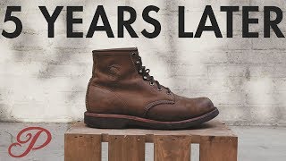 5 Years Later Chippewa Boots Followup Review [upl. by Ahsened]