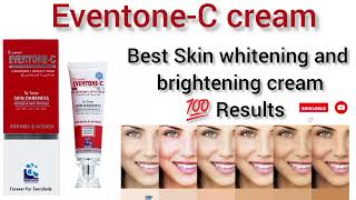 EventoneC cream benefits in UrduHindi  whitening cream  glutathione Vitamin C [upl. by Anaig432]