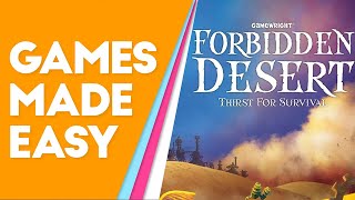 Forbidden Desert How to Play and Tips [upl. by Keller556]