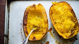 How to Bake Spaghetti Squash  Simple amp Delicious [upl. by Primavera197]