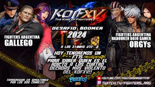 🎩THE KING OF FIGHTERS XV🎩Desafio Boomer El Gallego vs Gyros [upl. by Roumell]