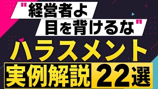 【誰もが知るべき】ハラスメントになるラインをリアルな実例で解説します【パワハラセクハラマタハラ】 [upl. by Walcott]