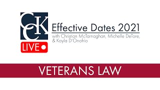 VA Claim Effective Dates 2021 Update [upl. by Seebeck498]