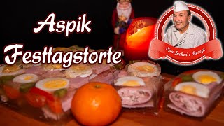 Aspik Festtagstorte selber machen  Opa Jochens Rezept [upl. by Trillbee]