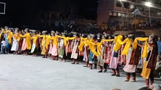 Beautiful Upper Kinnauri Dance By Thangtot Gunba Dance Group  Chango Tournament 2024 [upl. by Norreg]