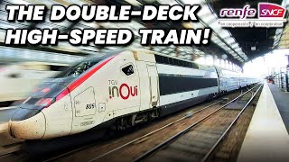 PARIS to BARCELONA on the FAMOUS TGV Duplex  First Class Review [upl. by Herzberg884]