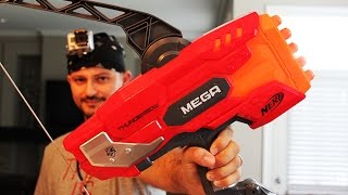 Nerf Mega THUNDERBOW Unboxing and Review [upl. by Rednaskela]