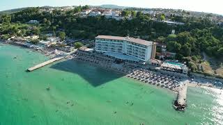 Kallithea Beach amp Ammon Zeus Hotel in Kallithea Greece [upl. by Glassco]