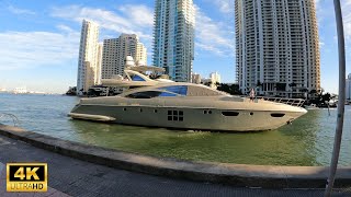 Miami  Downtown Bayfront Park  Walking Tour in 4K [upl. by Barn152]