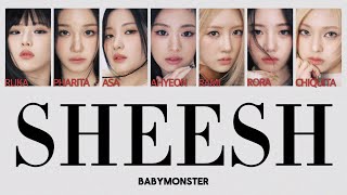 ［SHEESH］BABYMONSTER 日本語訳 [upl. by Siulegroj]