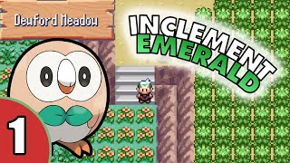 Starting A New Rom Hack  Inclement Emerald Hardcore Nuzlocke [upl. by Connelly]